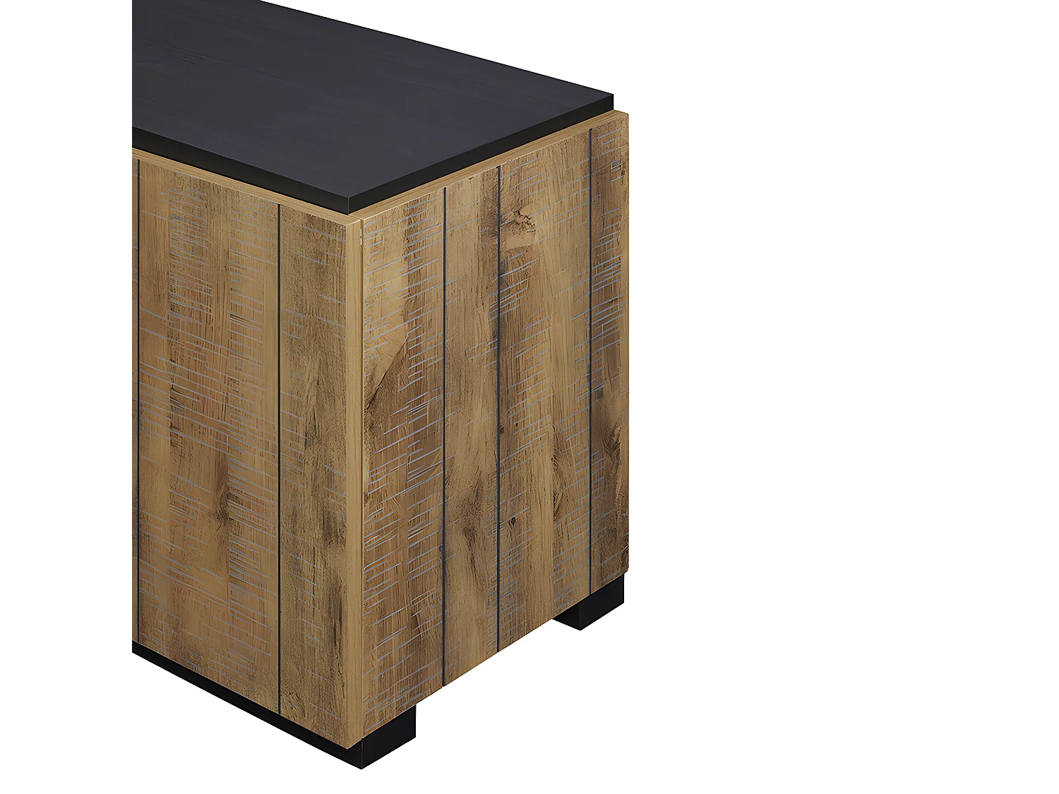 Meuble TV 2 portes coloris denver oak Stone