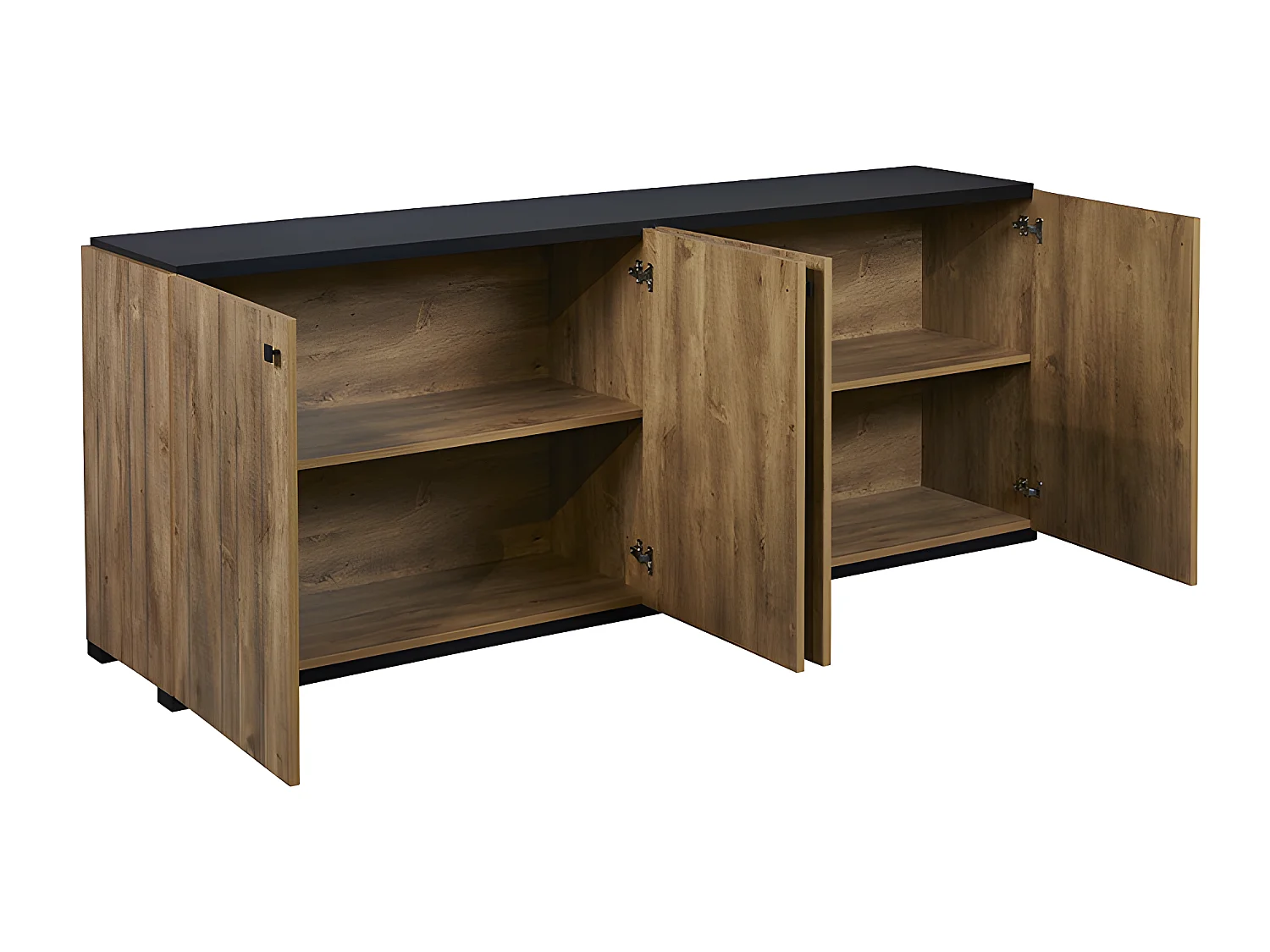 Buffet 4 portes 220 cm coloris denver oak Stone