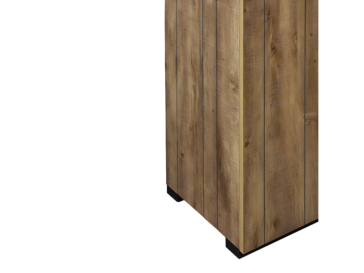 Buffet 4 portes 220 cm coloris denver oak Stone