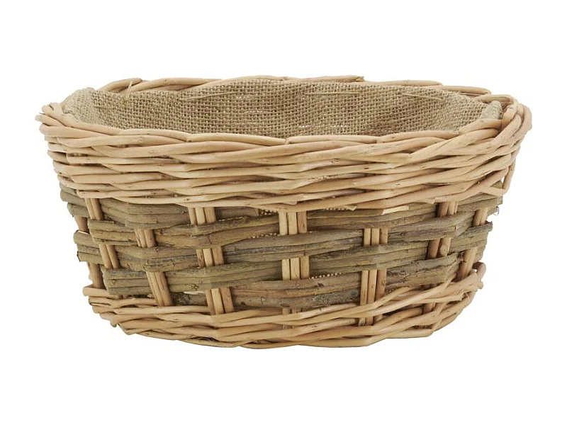 Corbeille à pain en osier et jute