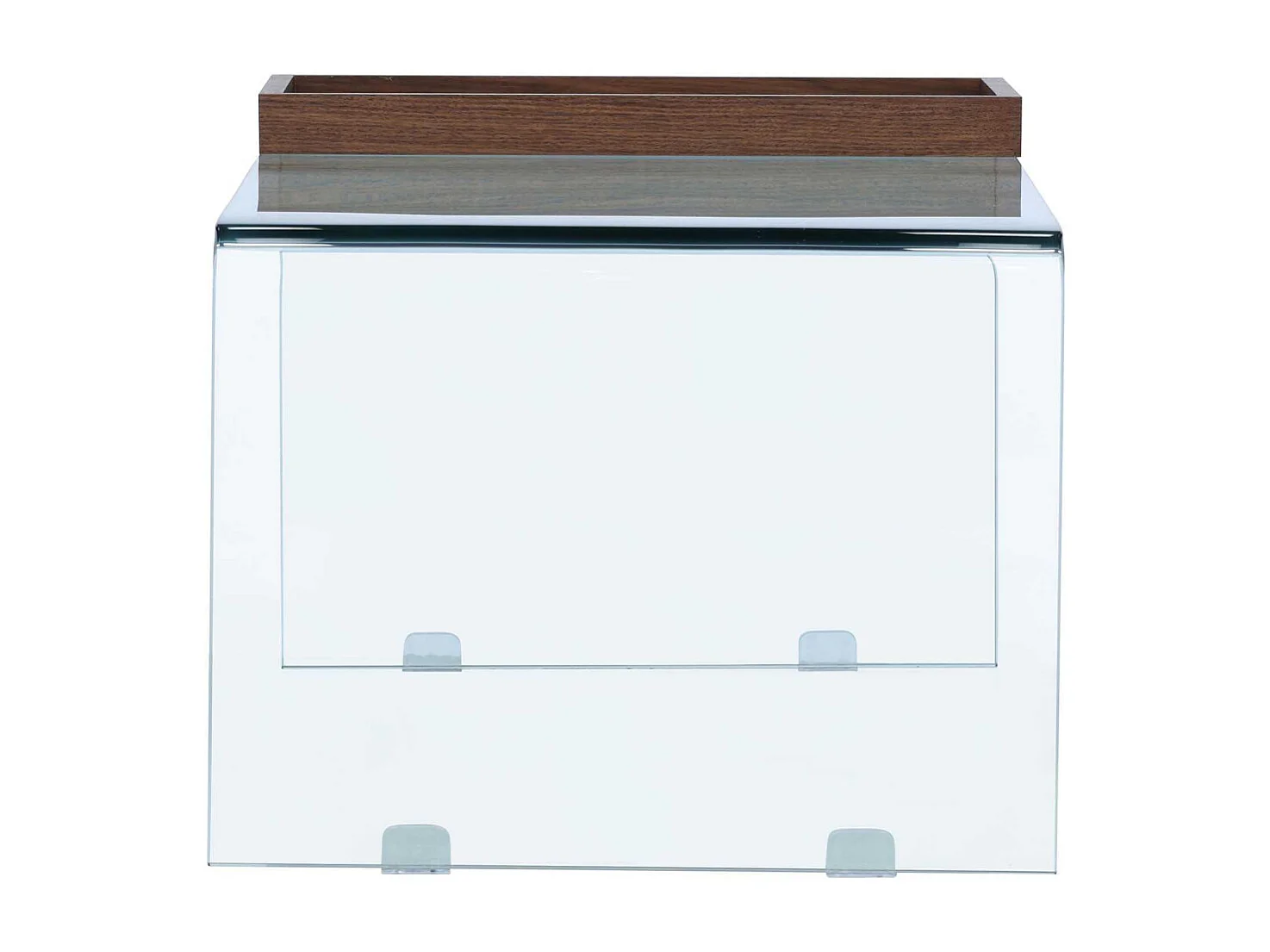 Table Basse en Verre "Telemark" 110cm Transparent