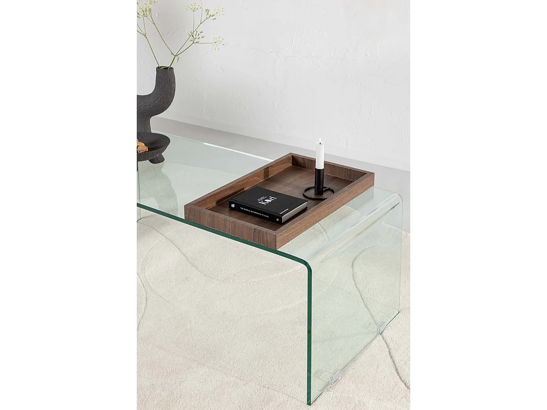 Telemark Couchtisch glas.