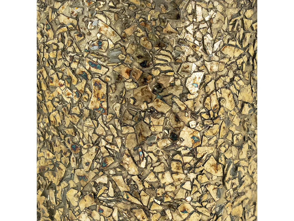 Photophores en verre doré (Lot de 6) Boule