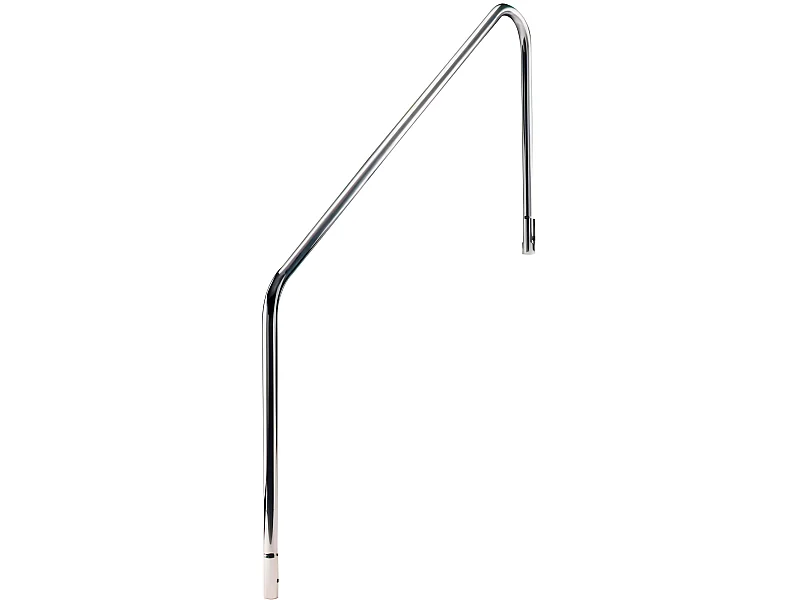 Lot de 2 sorties de bain pour piscine - L.122 cm - Inox - A sceller