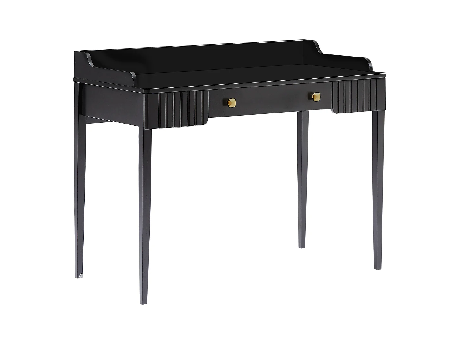 Mesa consola con 1 cajón - MDF - Negro mate - RENEVI de Pascal Morabito