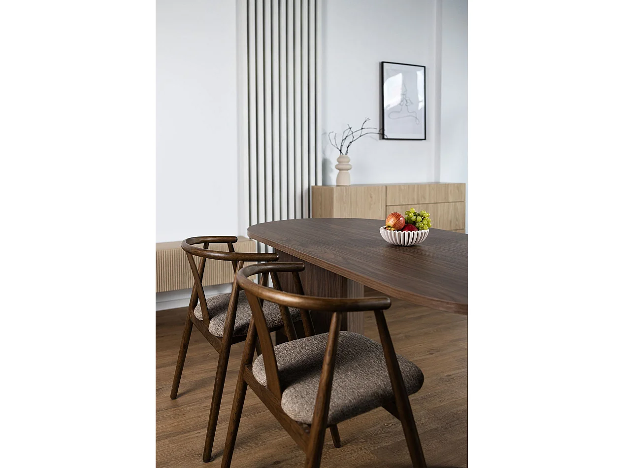 Tafel - Wisconsin Walnoot - OVO