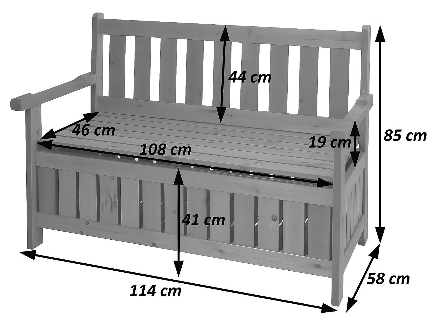 Banc de jardin MCW-L68