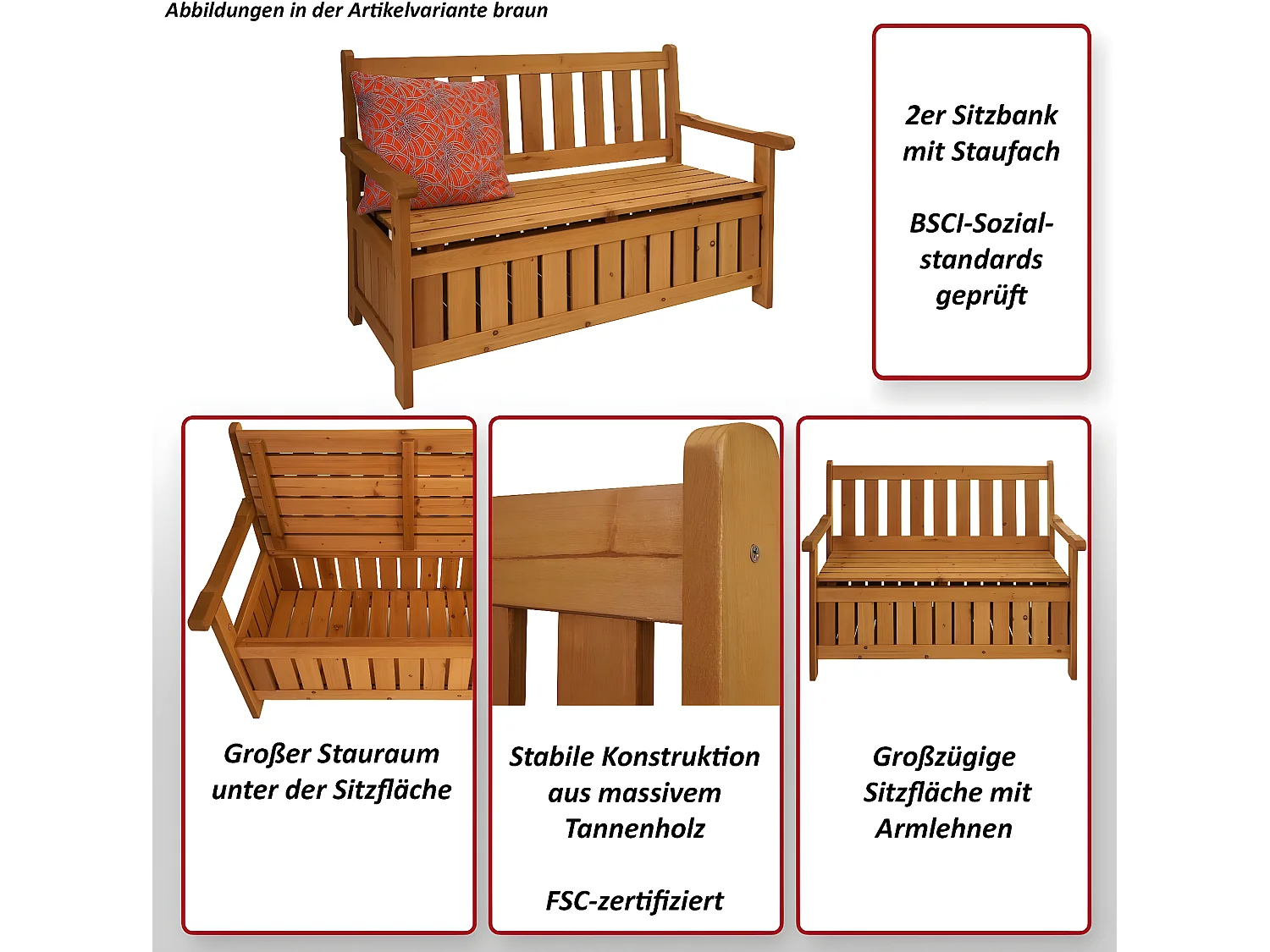 Banc de jardin MCW-L68