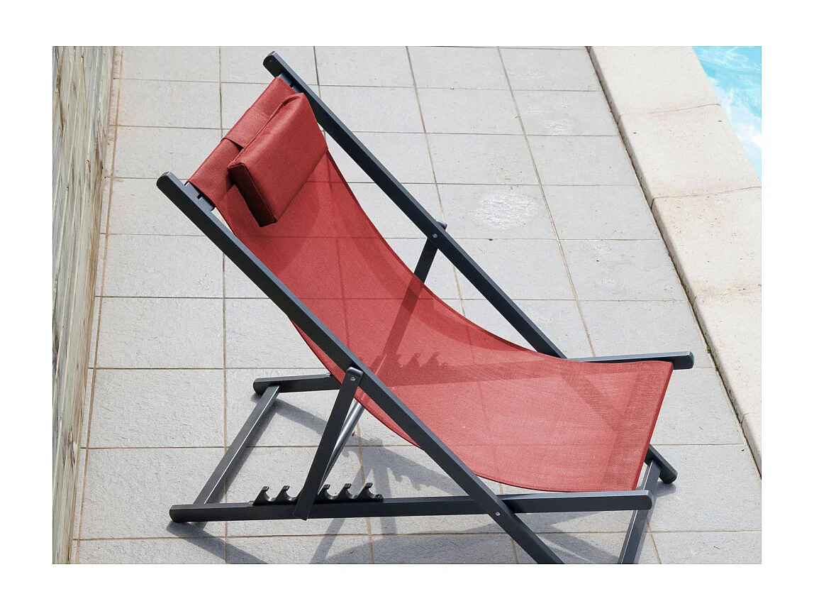 Chilienne en aluminium Linéa Graphite, Rouge