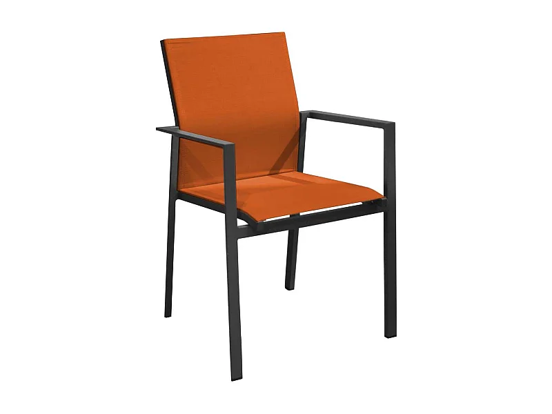 Fauteuil de jardin empilable Delia