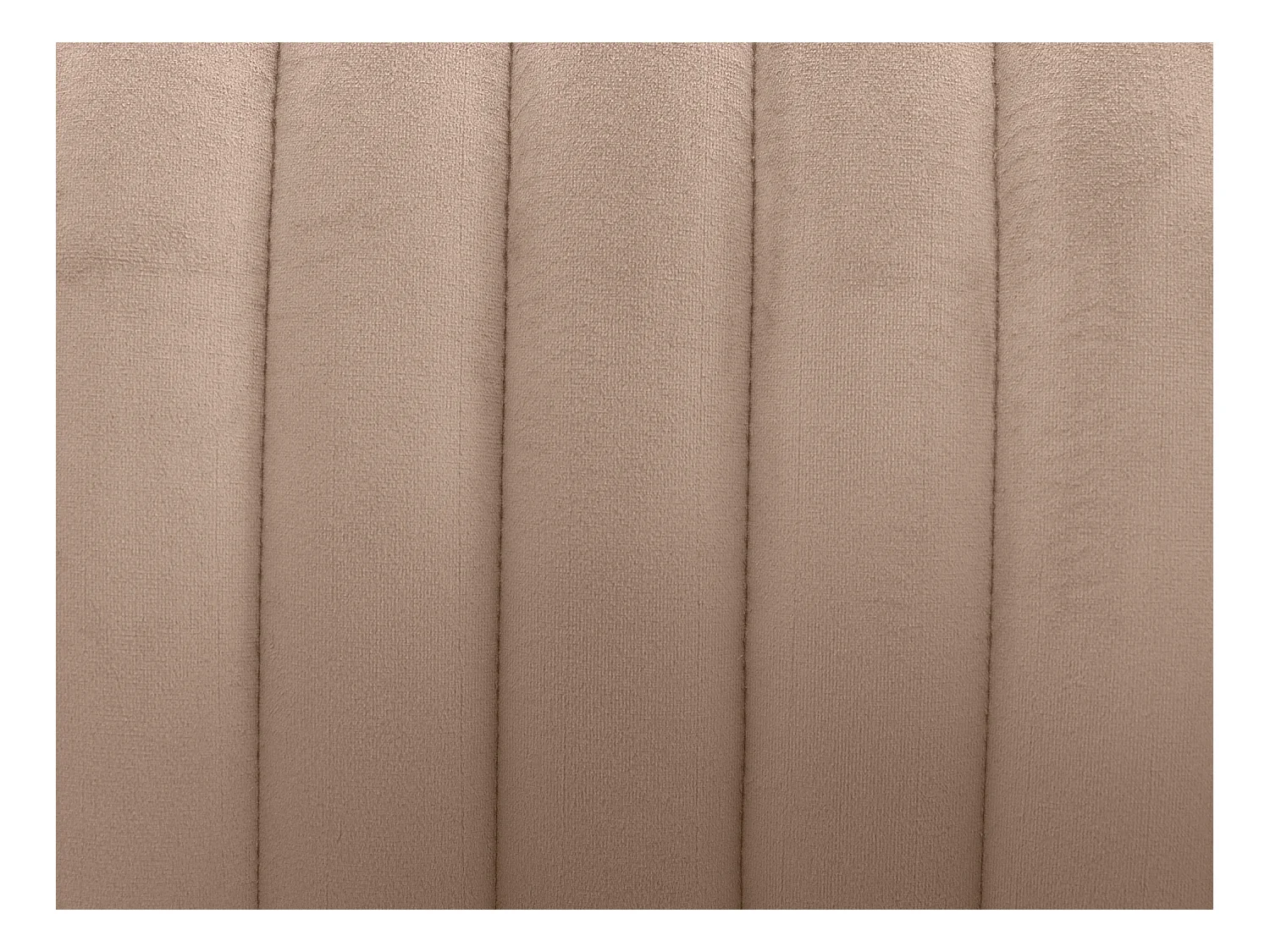 Lot de 6 chaises avec accoudoirs en velours et métal doré - Beige - ELEANA