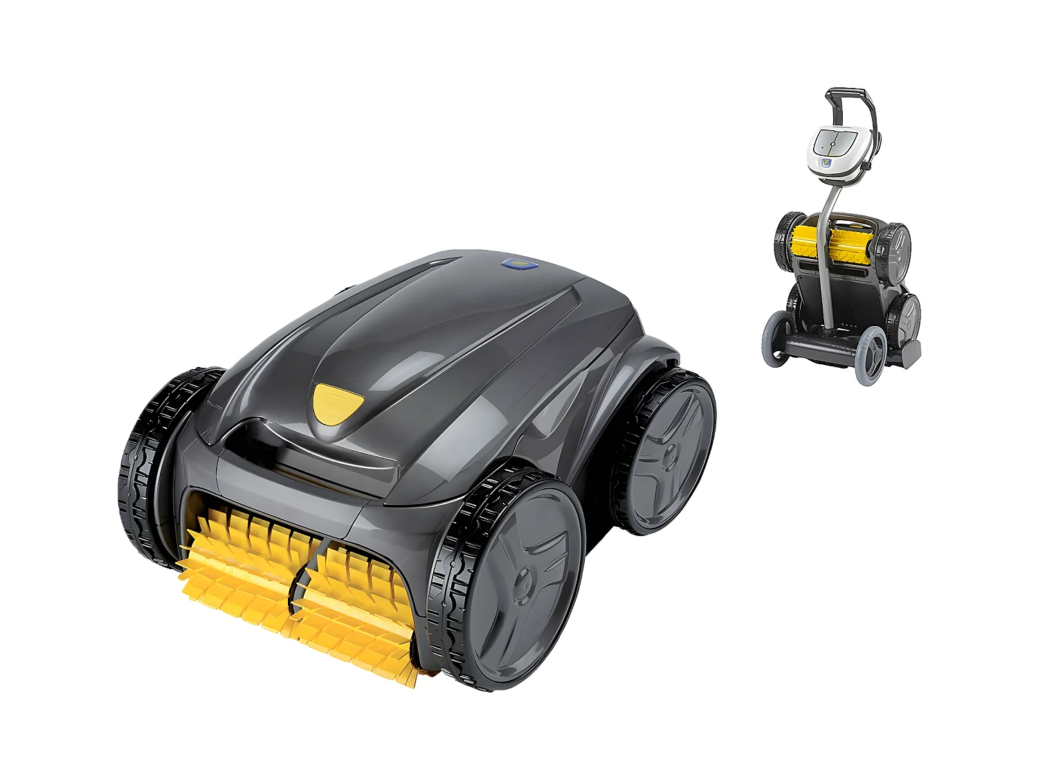 Elektrische zwembadrobot Vortex 2WD OV 3400 + Kar - Zodiac, reinigt de bodem, wanden en waterlijn van zwembaden tot 12x6m