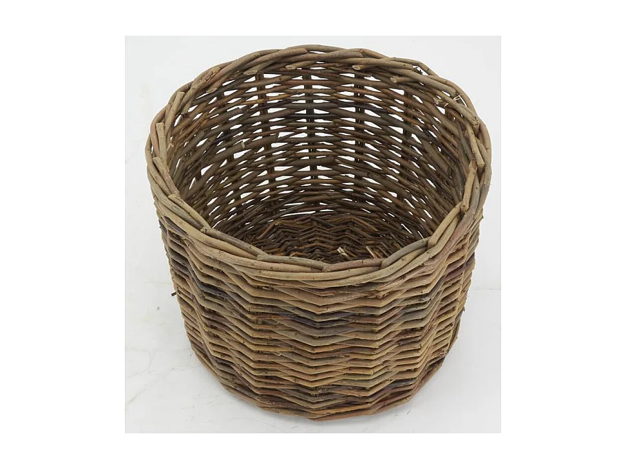 Cache-pots en osier brut (lot de 3)