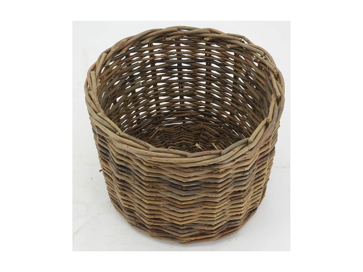 Cache-pots en osier brut (lot de 3)