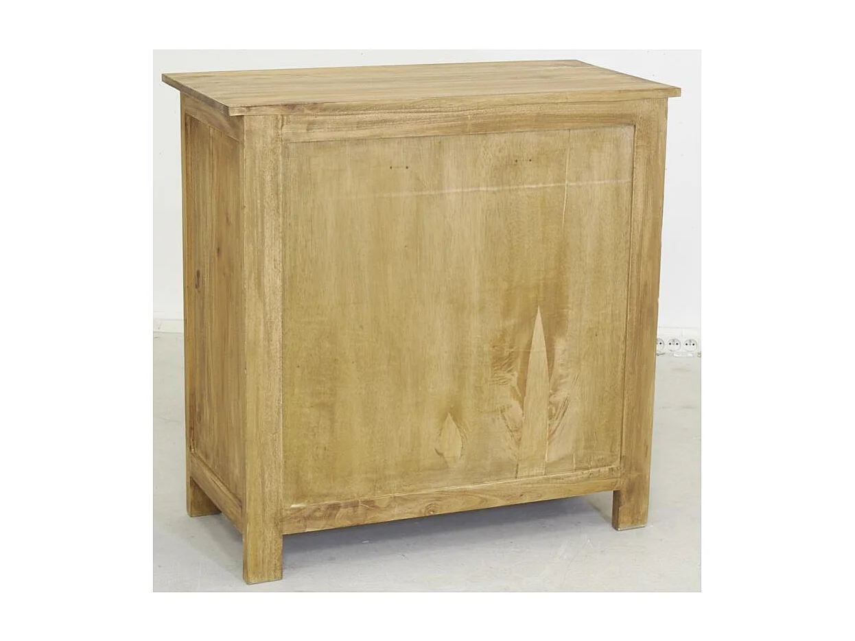 Bahut en acajou naturel antique