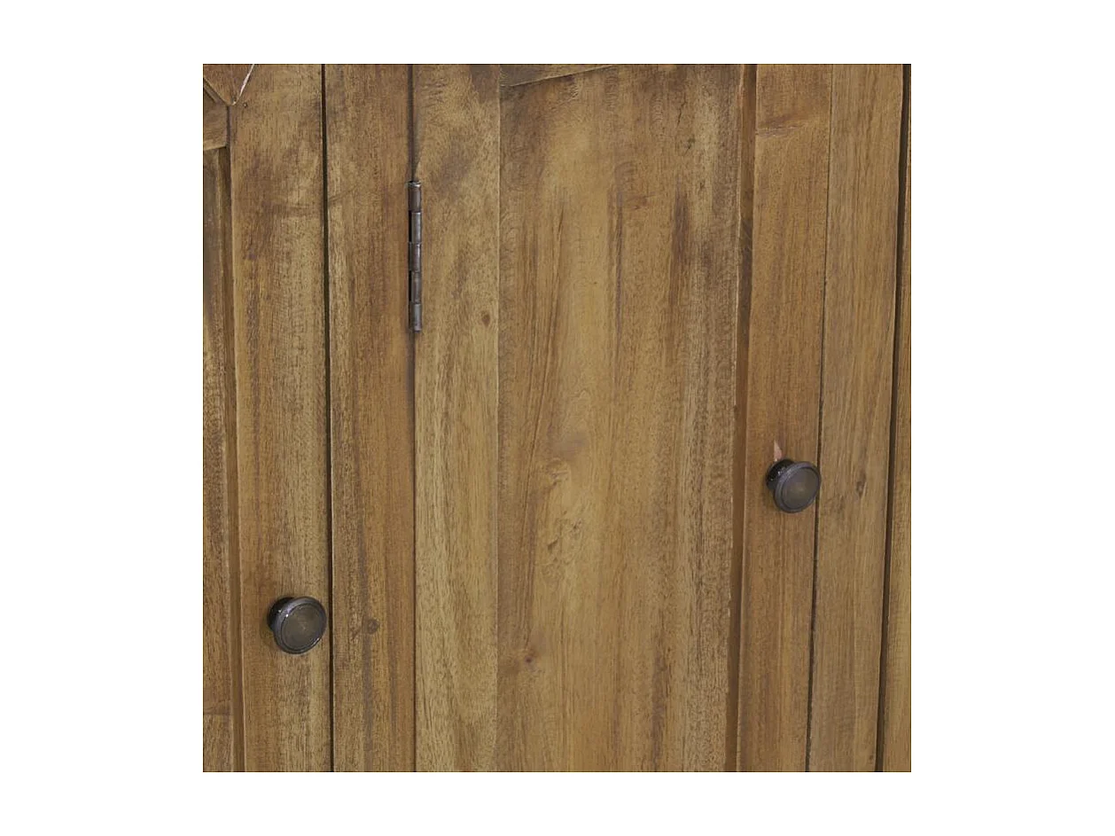 Bahut en acajou naturel antique