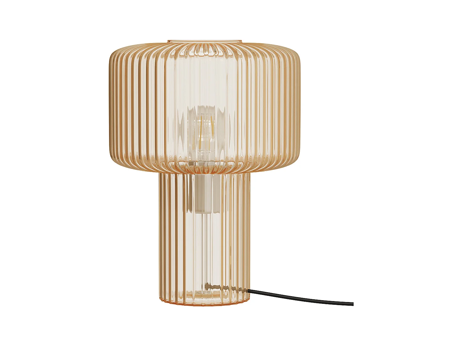 Lampe en verre cannelé - Verra
