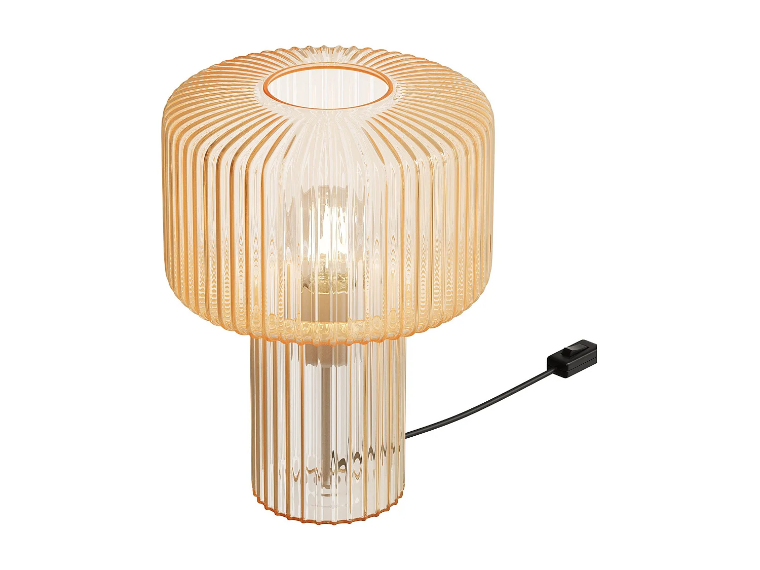 Lampe en verre cannelé - Verra