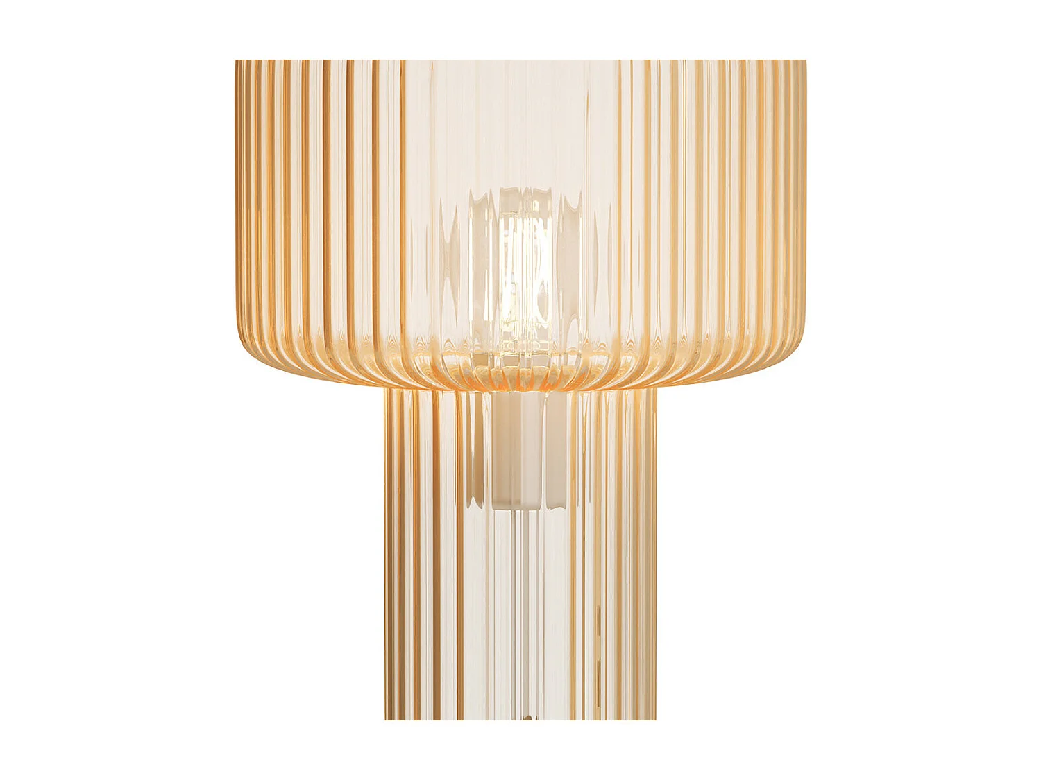 Lampe en verre cannelé - Verra