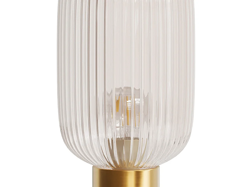 Lampe à poser en verre cannelé - Lou
