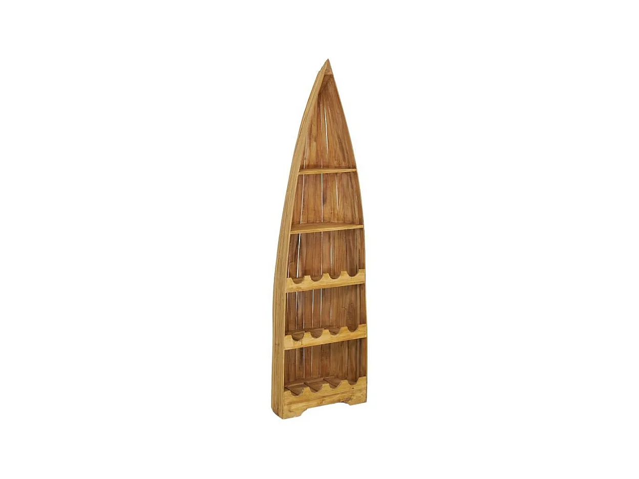 Étagère en acajou Barque 1