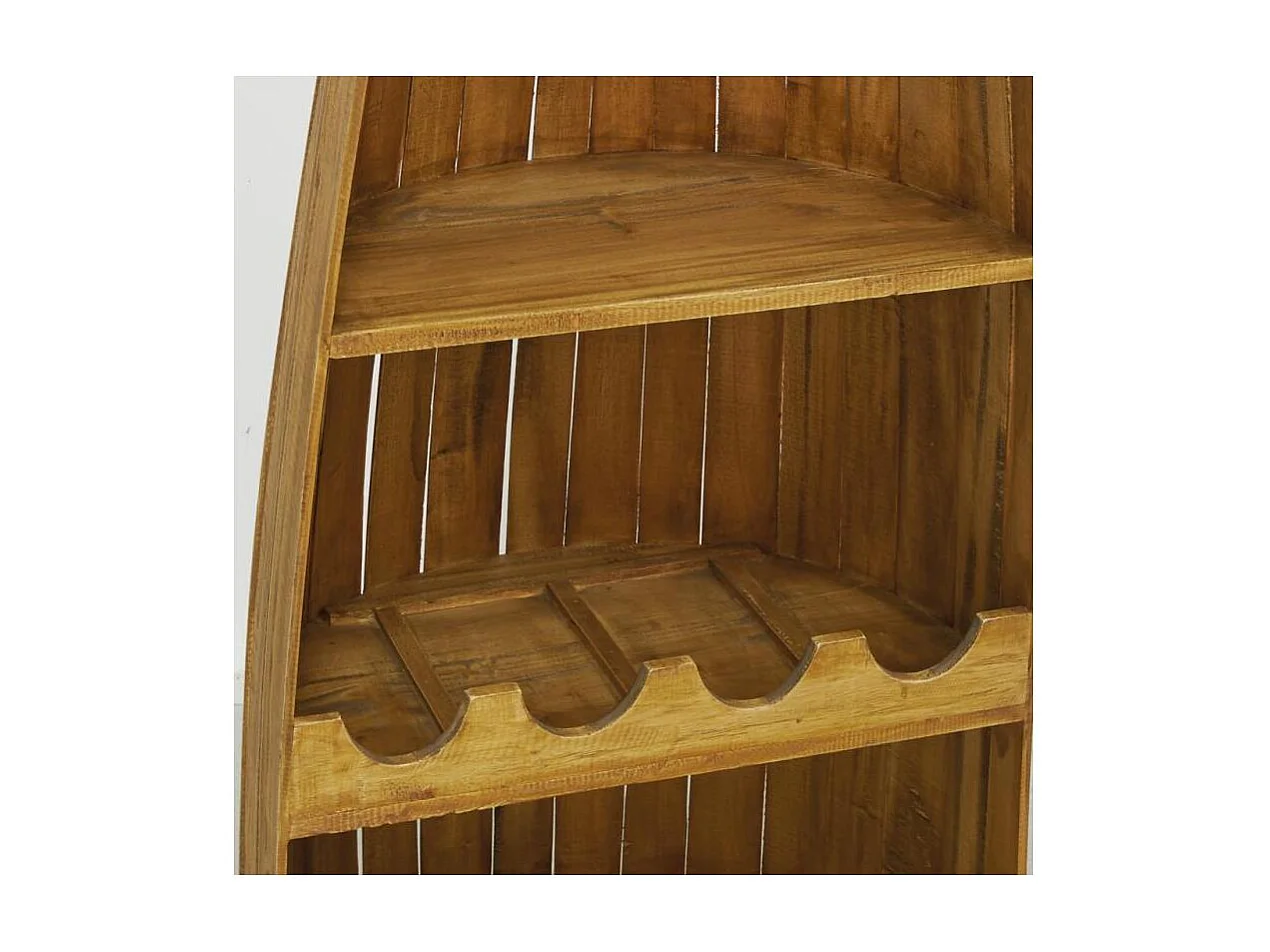 Étagère en acajou Barque 1