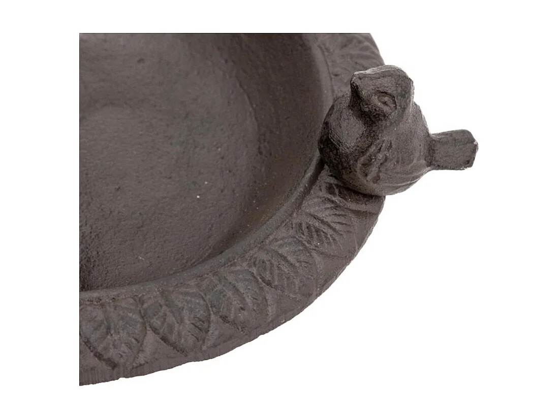 Mangeoire d'angle pour oiseau en fonte