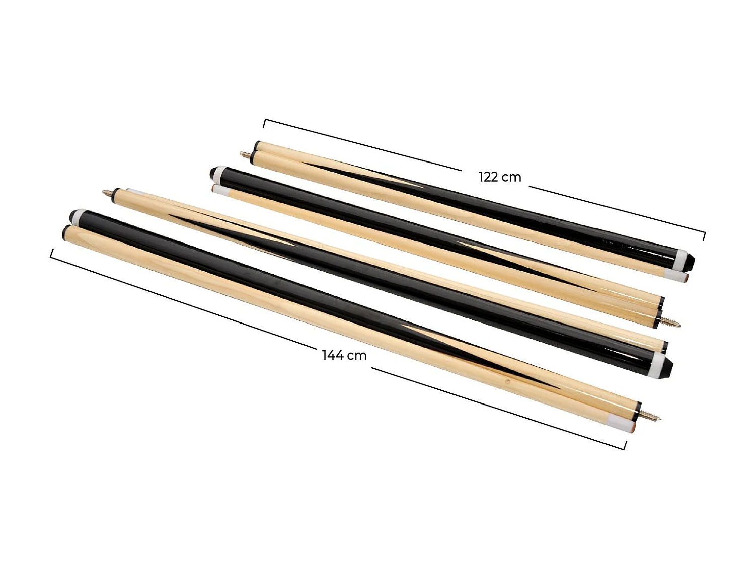 Confezione di stecche da biliardo in legno - Denver