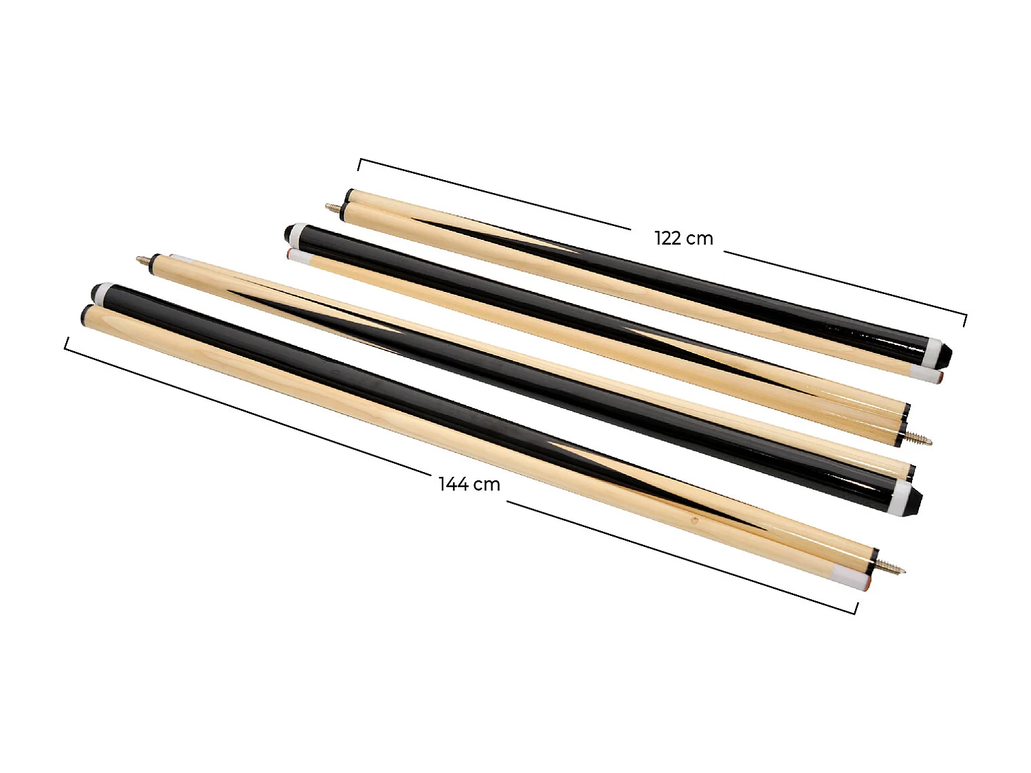 Confezione di stecche da biliardo in legno - Denver