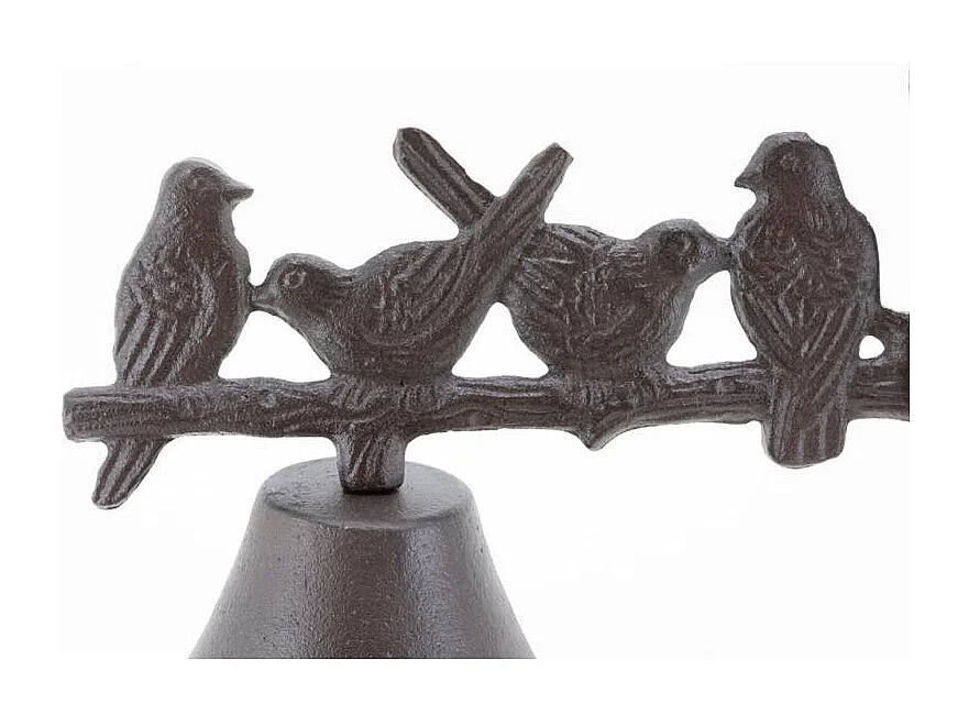 Cloche Oiseaux en fonte