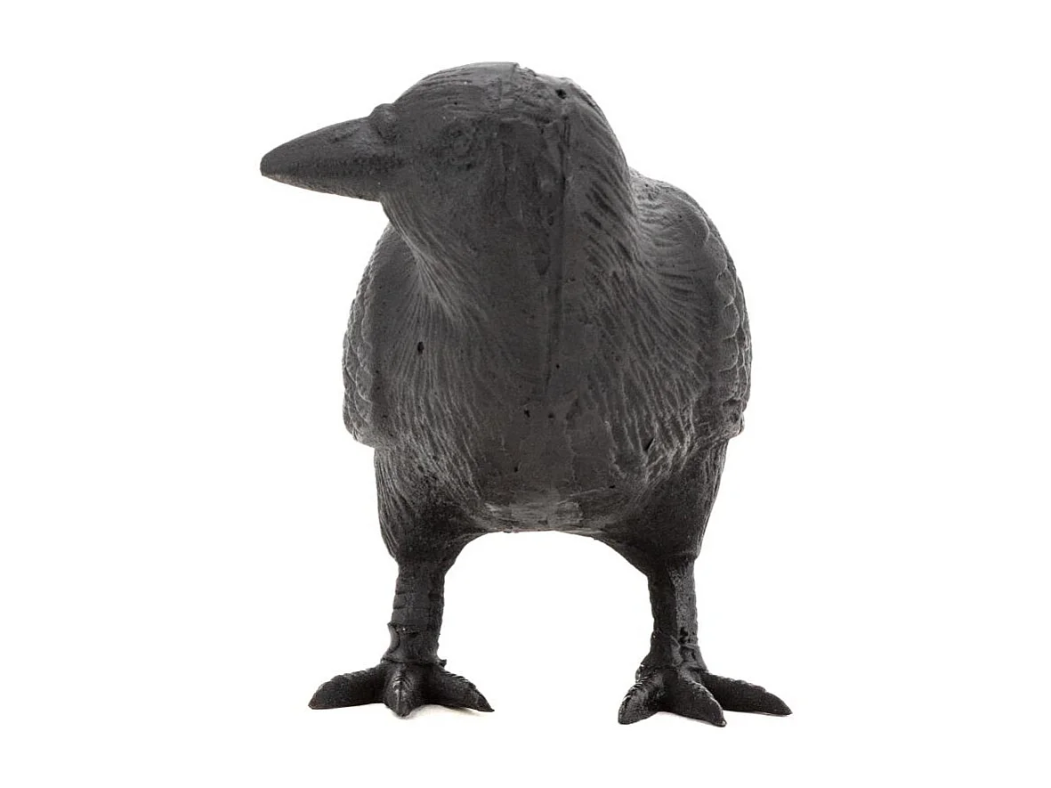 Corbeau  en fonte noire