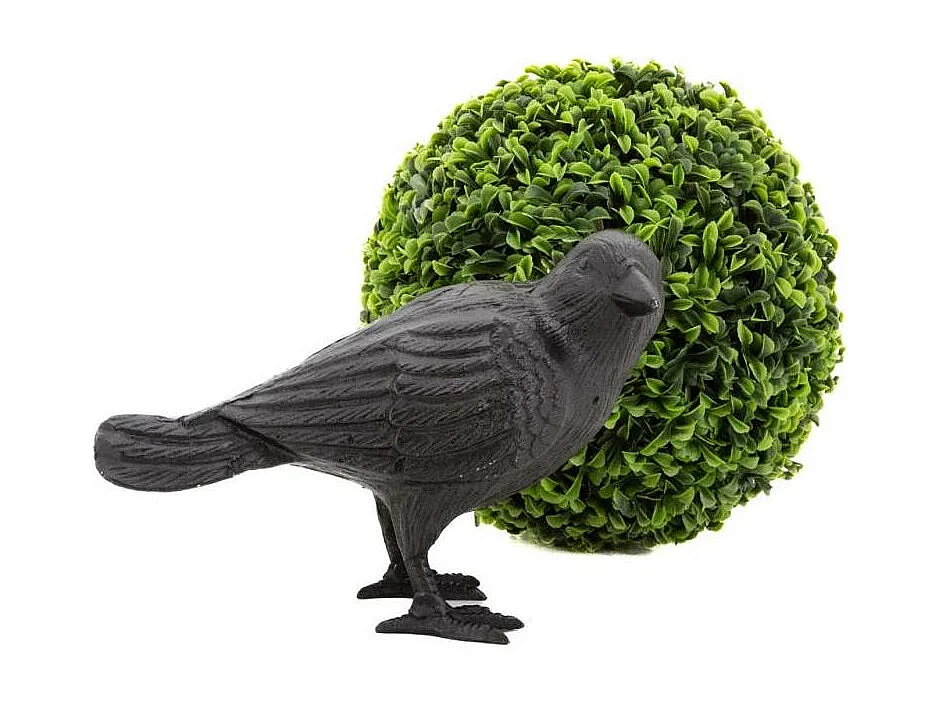Corbeau  en fonte noire