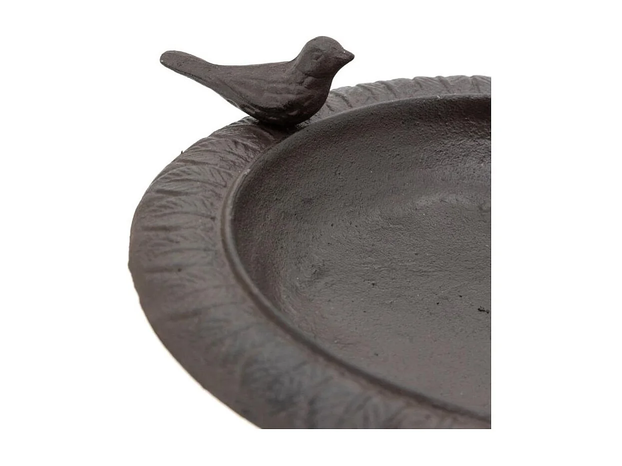 Mangeoire-Bain à oiseaux en fonte Grand modèle