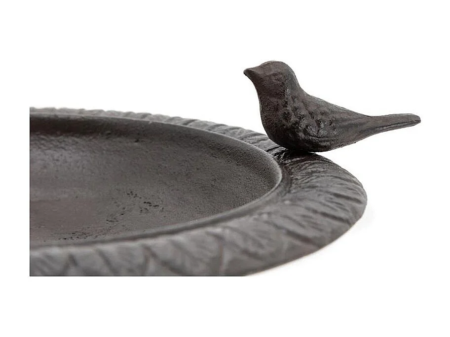 Mangeoire-Bain à oiseaux en fonte Grand modèle