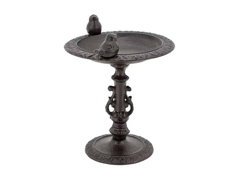 Mangeoire-Bain à oiseaux en fonte Petit modèle