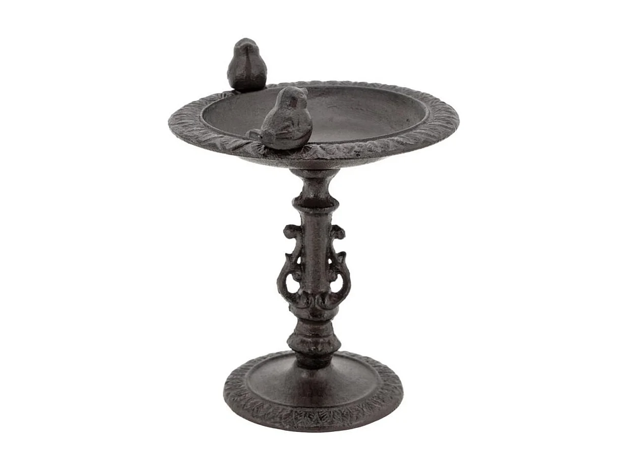 Mangeoire-Bain à oiseaux en fonte Petit modèle