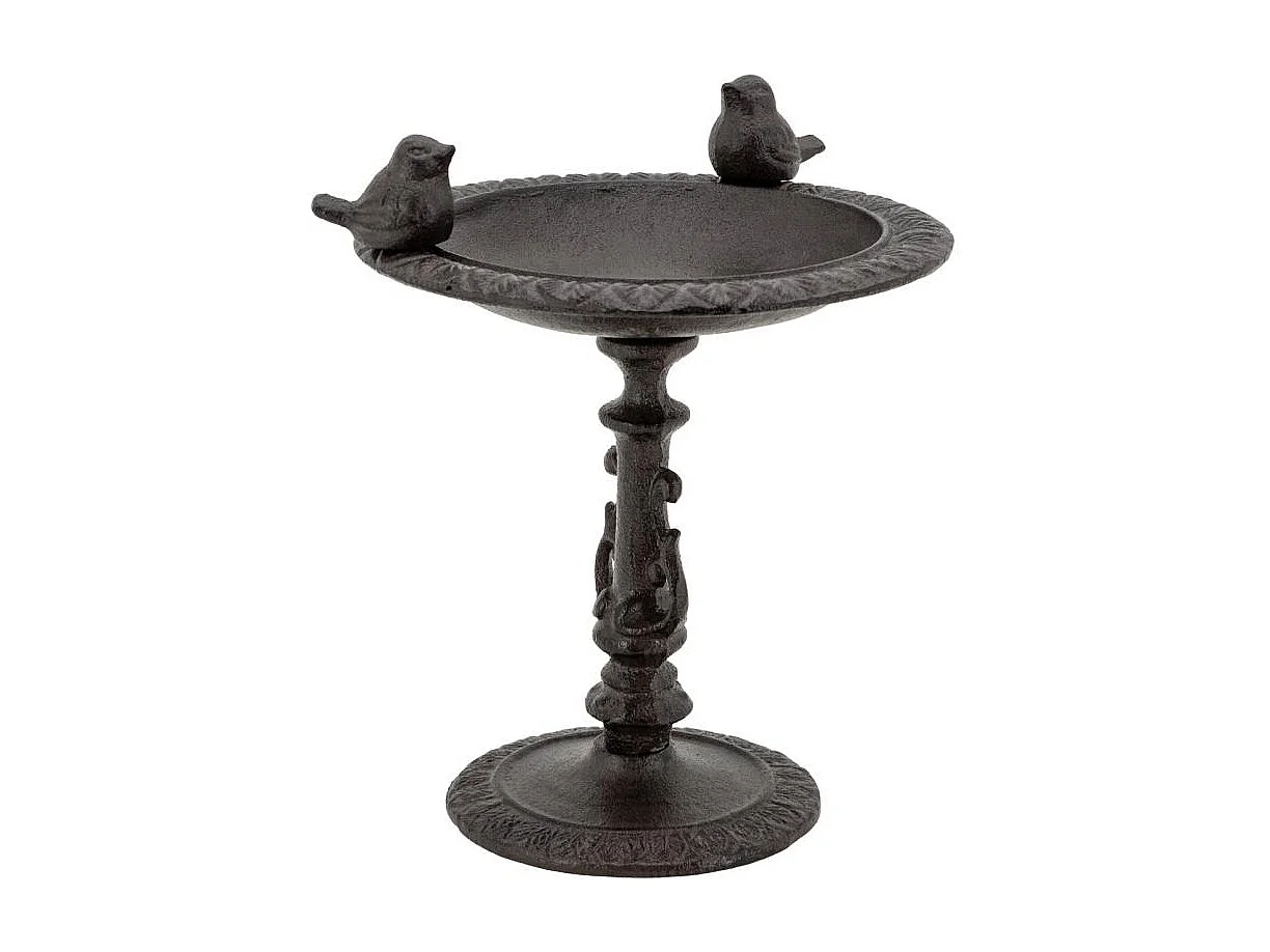 Mangeoire-Bain à oiseaux en fonte Petit modèle