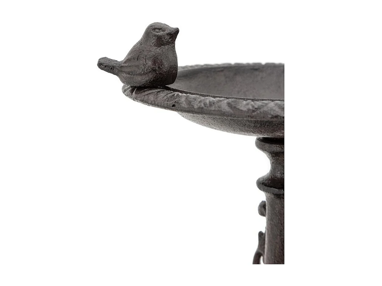 Mangeoire-Bain à oiseaux en fonte Petit modèle