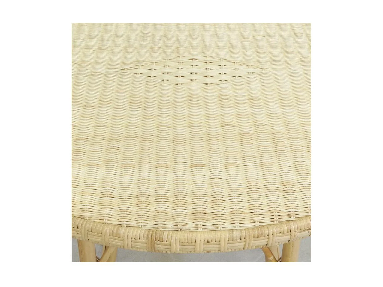 Table ronde en rotin naturel Ø 100