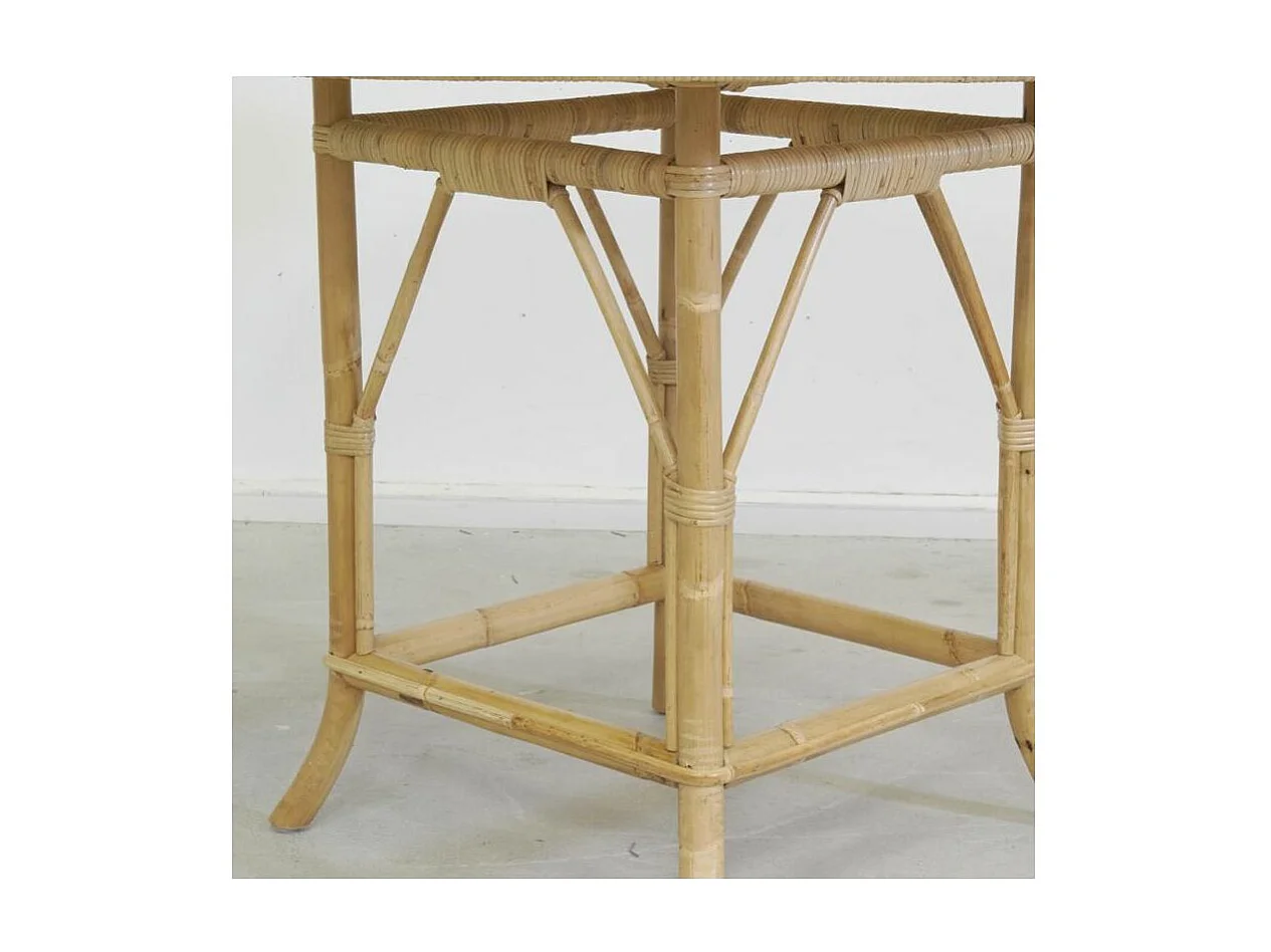 Table ronde en rotin naturel Ø 100