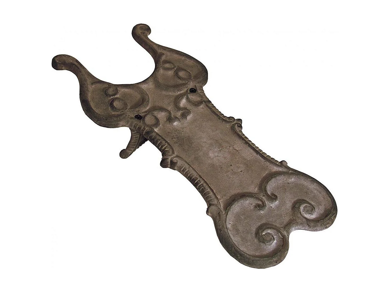 Tirador de botas de hierro forjado oxidado