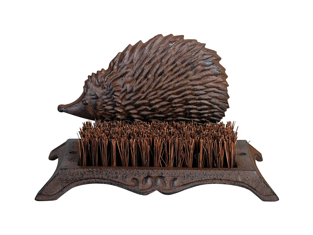 Brosse pieds décoration hérisson fonte - Esschert Design