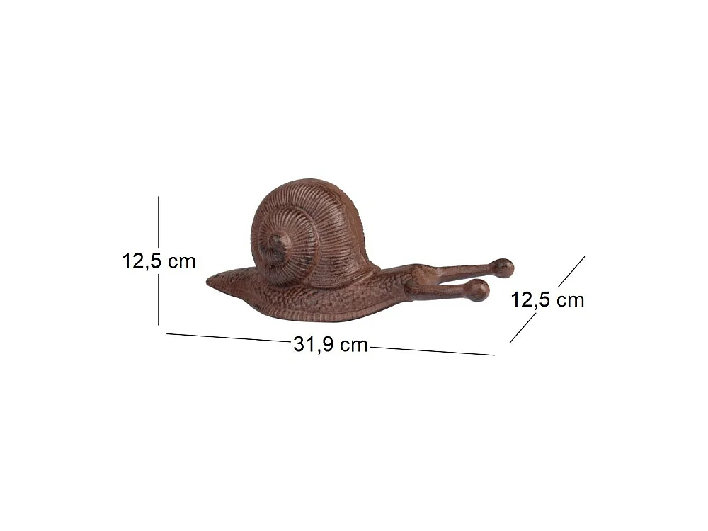 Wellhornschneckeförmiger Stiefelknecht aus Gusseisen