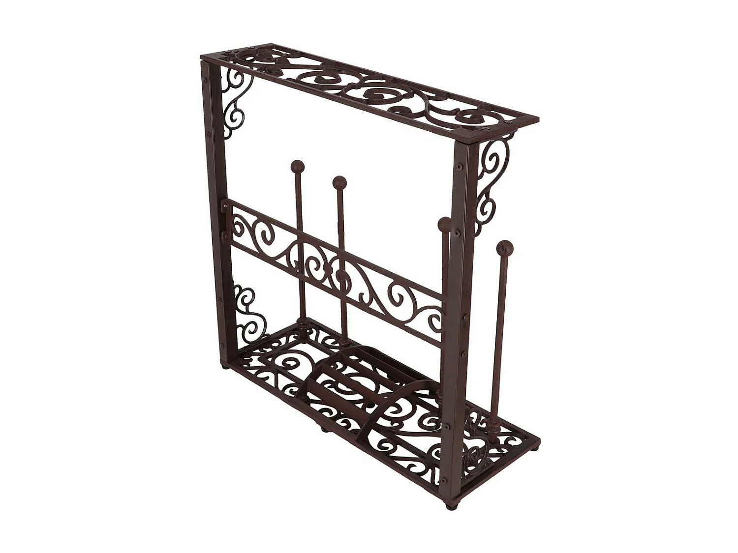 Porte bottes de jardin en fonte 2 paires