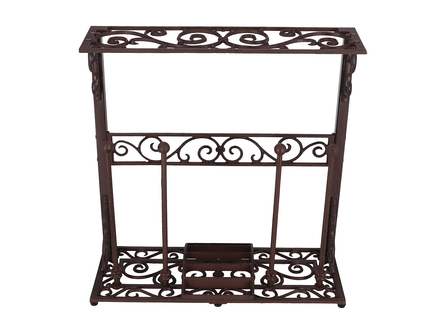 Porte bottes de jardin en fonte 2 paires