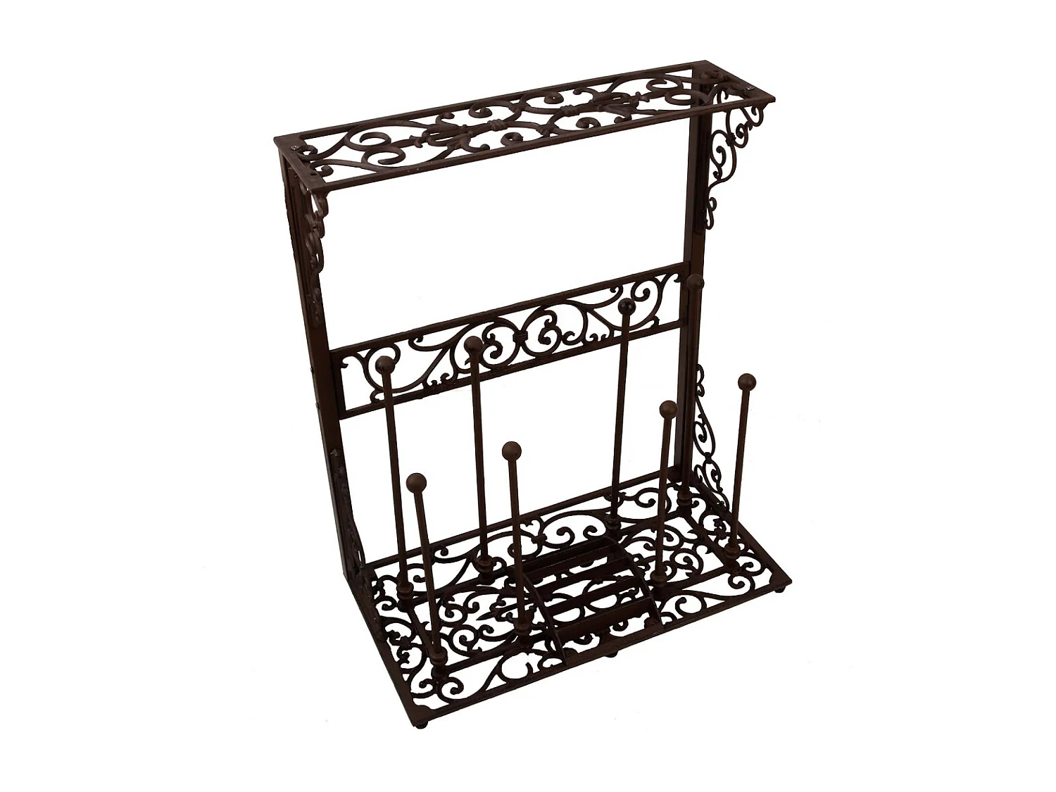 Porte bottes de jardin en fonte 4 paires