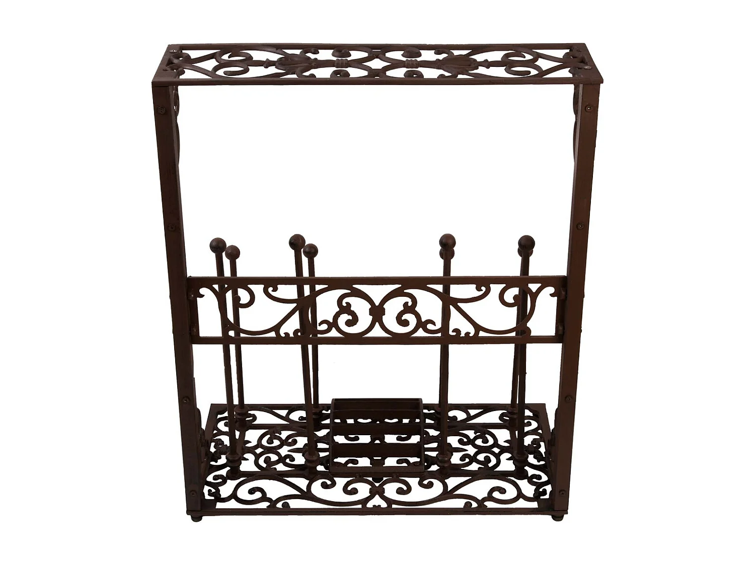 Porte bottes de jardin en fonte 4 paires