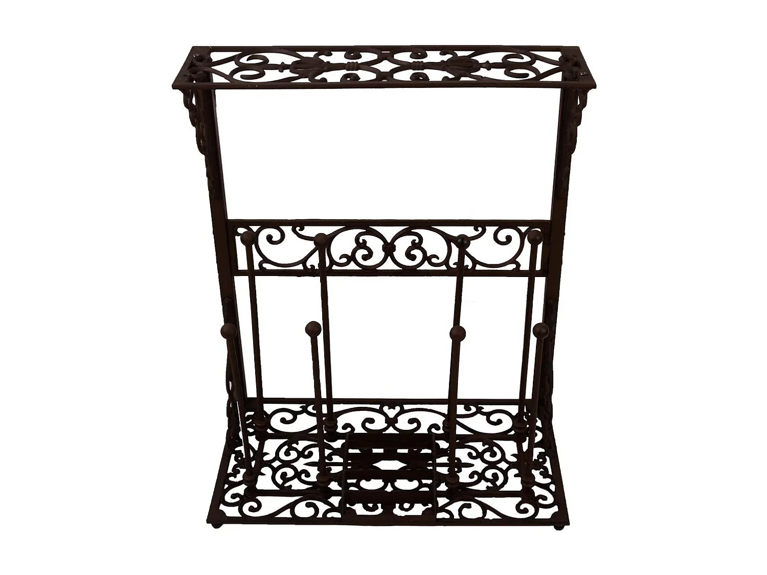 Porte bottes de jardin en fonte 4 paires