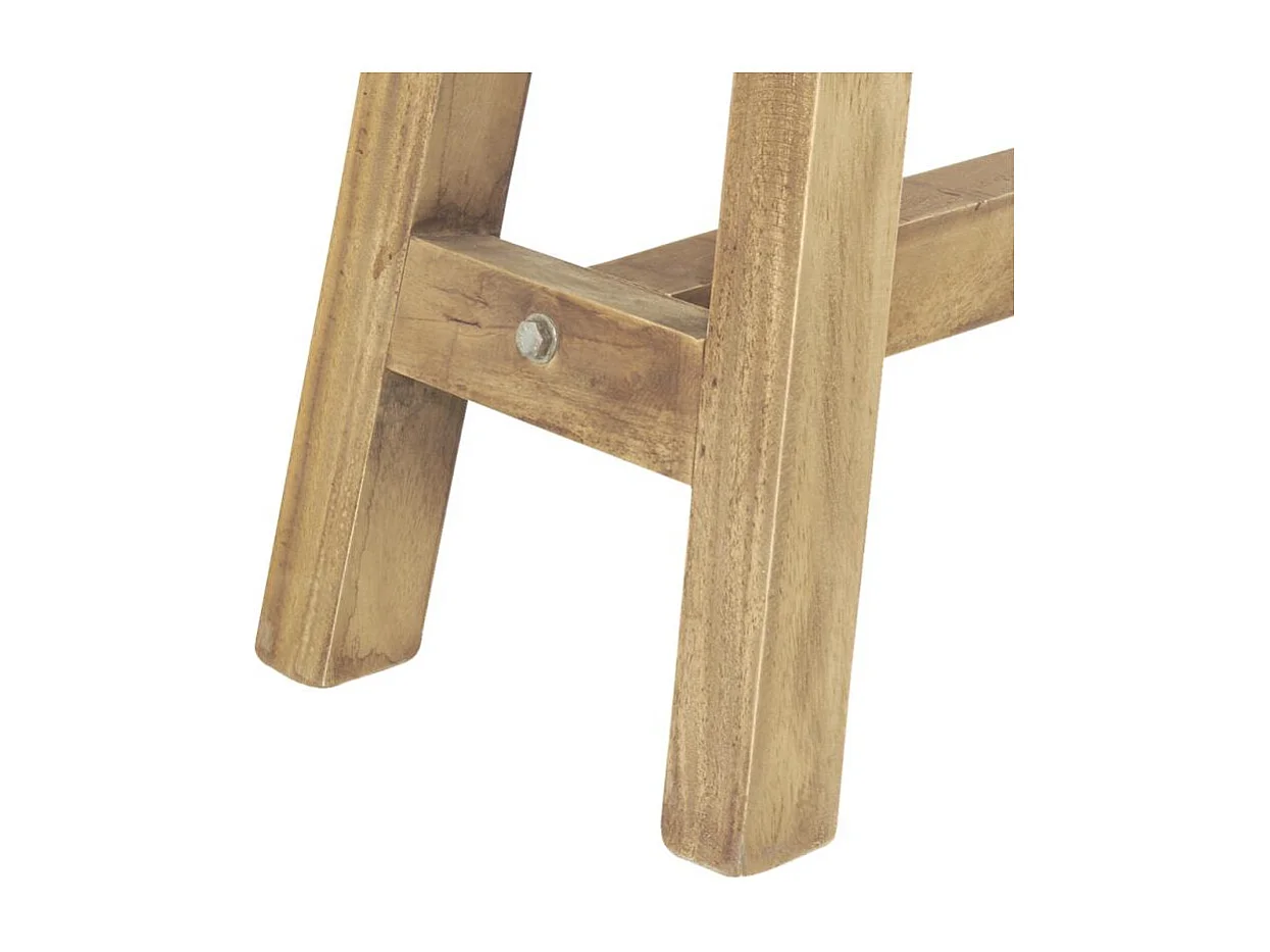 Banc en acajou naturel Petit modèle