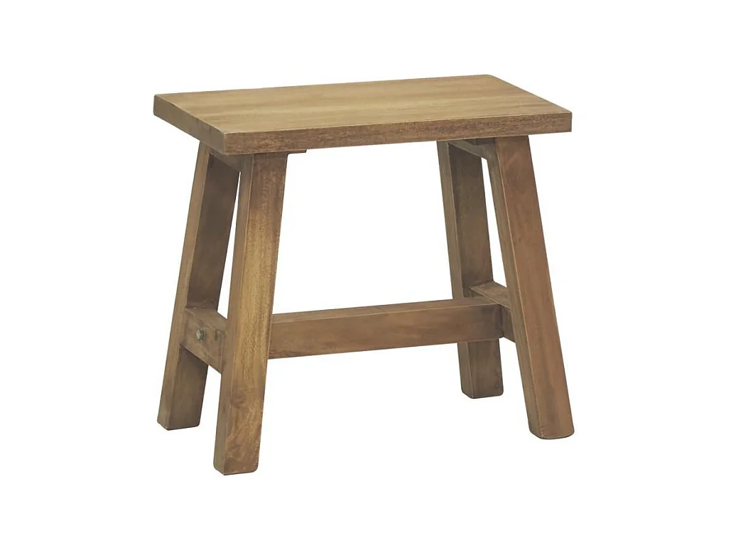 Banc en acajou naturel Petit modèle